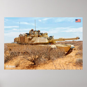 Poster BATTLE TANK - Abrams M1