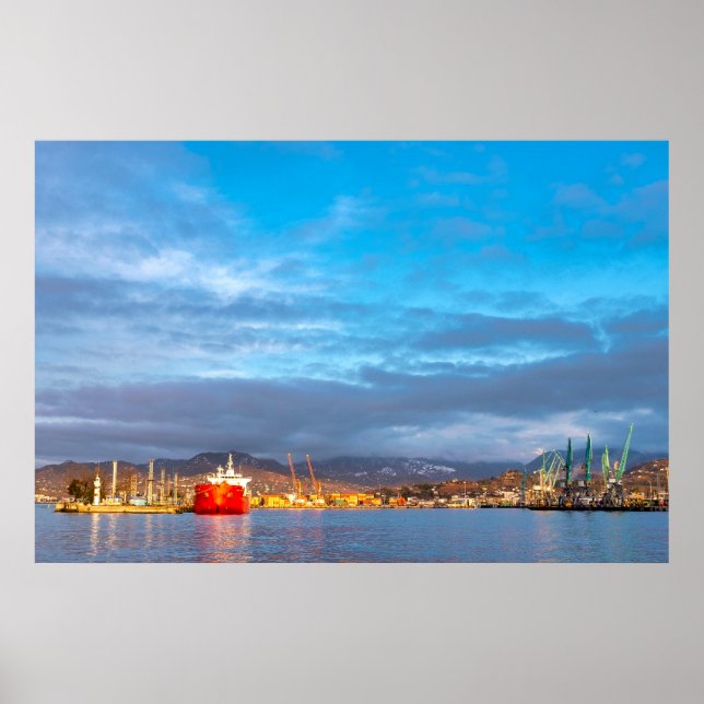 Poster Batumi sea port (Frente)