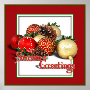 Pôster Baubles & Pine Cones