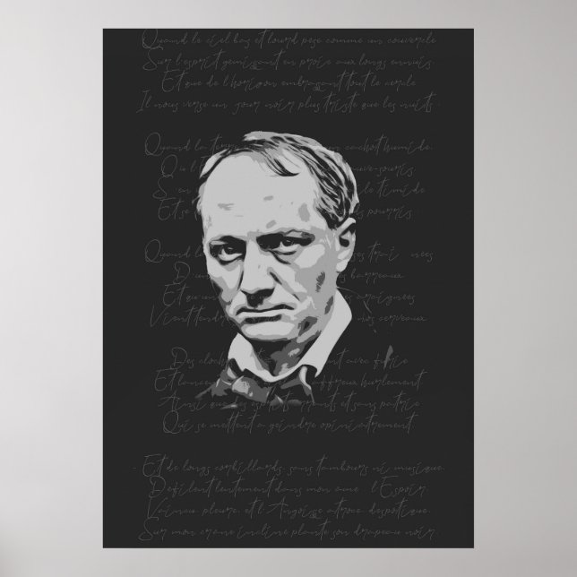 Poster Baudelaire Spleen (Frente)