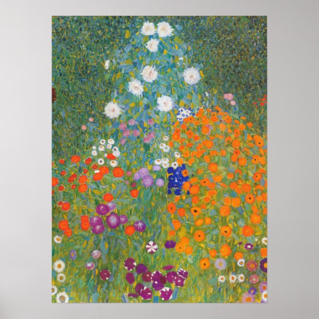 Poster Bauerngarten - Gustav Klimt (Frente)