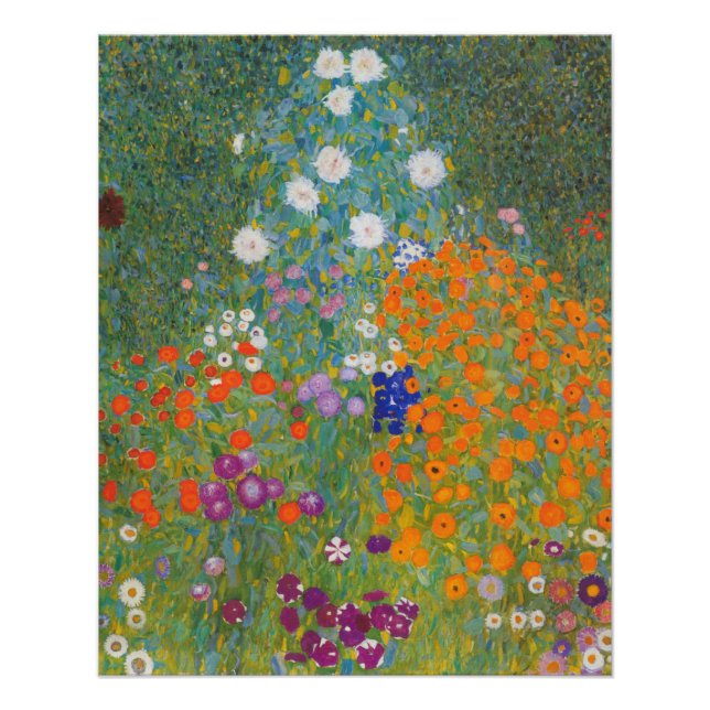 Pôster Bauerngarten - Gustav Klimt (Frente)