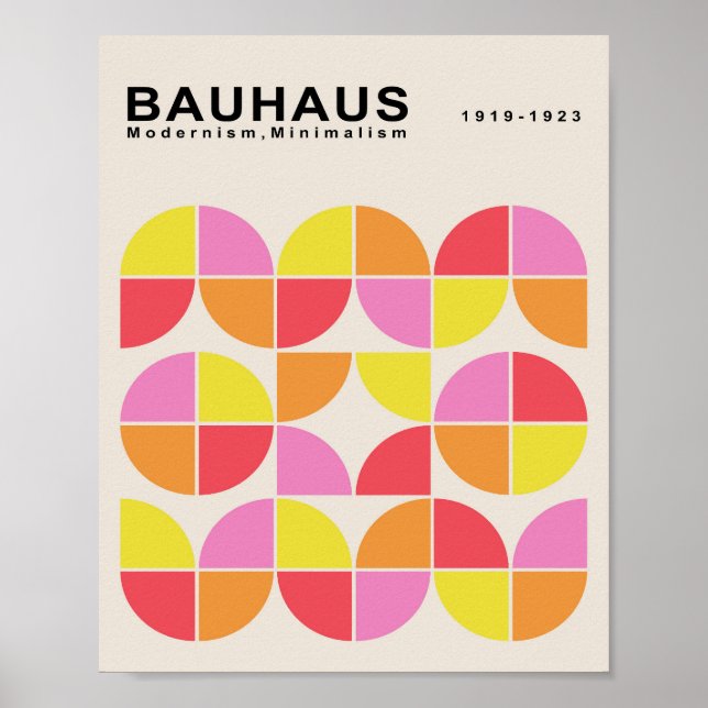 Poster Bauhaus (Frente)