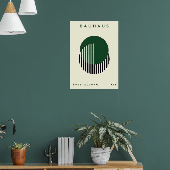 Poster Bauhaus 1923 Geometric Wall Art, Interior design (Sala de Estar 1)