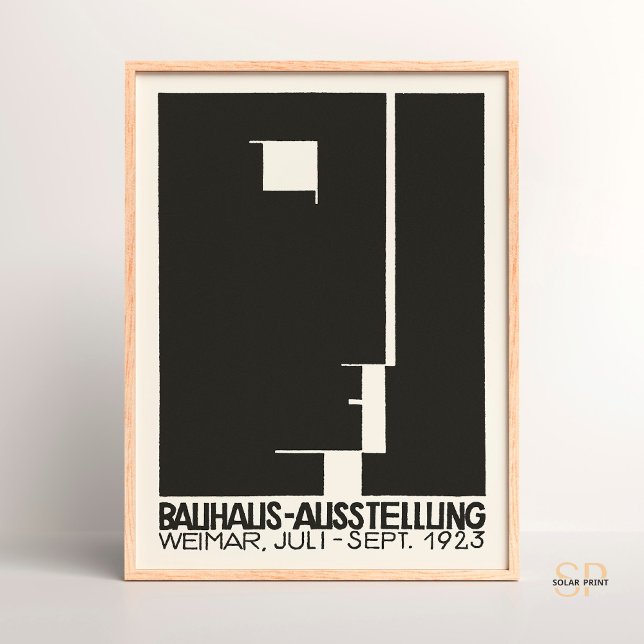 Poster Bauhaus Austellung Exposição Moderna Artística de  (Criador carregado)