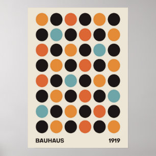 Poster bauhaus, bauhaus design, design moderna, geométric