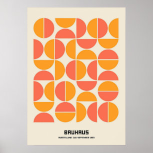 Poster bauhaus, bauhaus design, design moderna, geométric