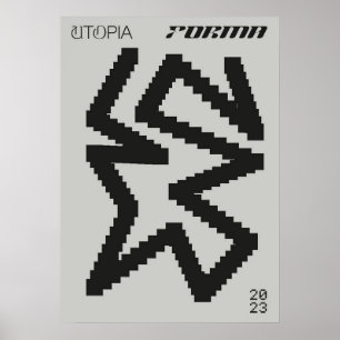 Poster bauhaus, bauhaus design, design moderna, geométric