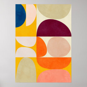 Poster bauhaus, bauhaus design, design moderna, geométric