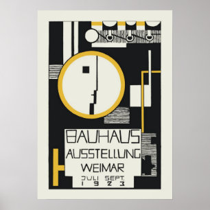 Poster bauhaus, bauhaus design, design moderna, geométric