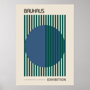 Poster bauhaus, bauhaus design, design moderna, geométric