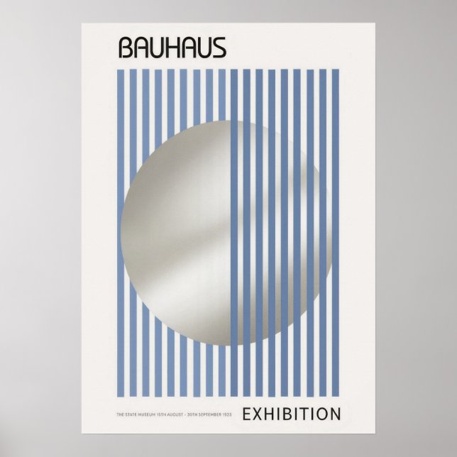 Poster bauhaus, bauhaus design, design moderna, geométric (Frente)