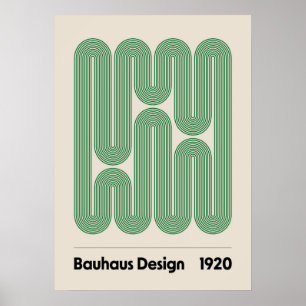 Poster bauhaus, bauhaus design, design moderna, geométric