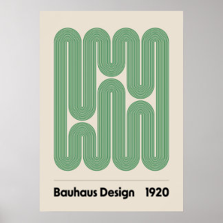 Poster bauhaus, bauhaus design, design moderna, geométric