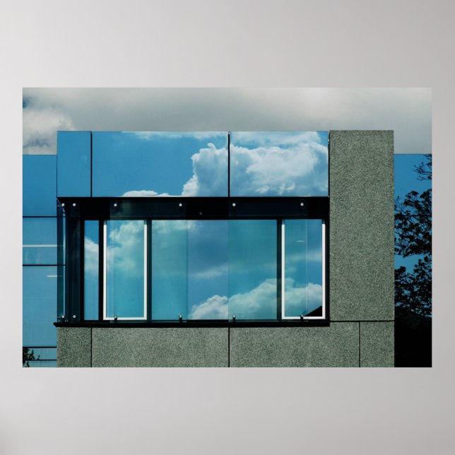 Pôster Bauhaus Blue (Frente)