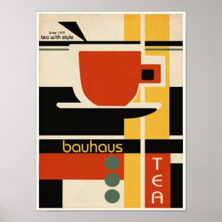 Pôster Bauhaus Design Tea