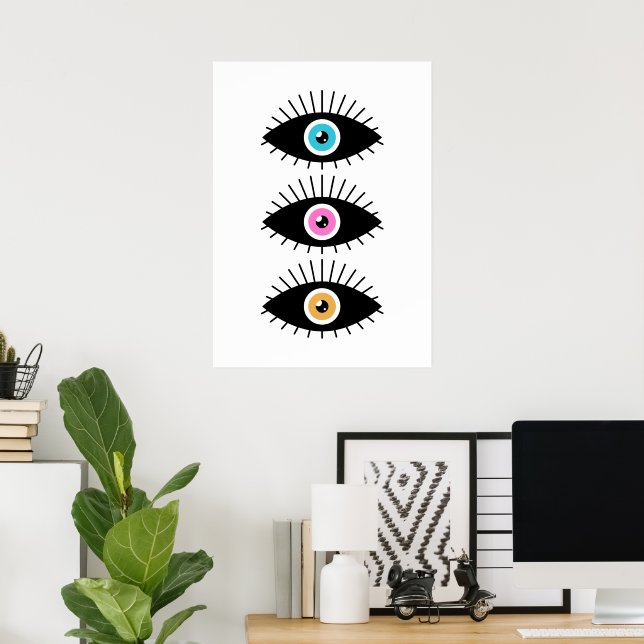 Poster Bauhaus Eyes (Escritório em casa)