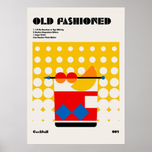Poster bauhaus, modernista, mínimo, geométrico, abstrato,