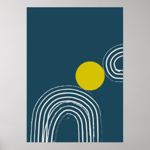Poster bauhaus, modernista, mínimo, geométrico, abstrato,