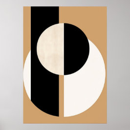 Poster bauhaus, modernista, mínimo, geométrico, abstrato,