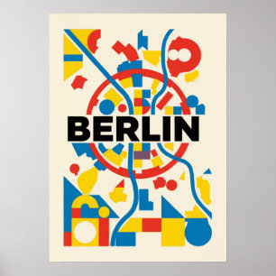 Poster bauhaus, modernista, mínimo, geométrico, abstrato,