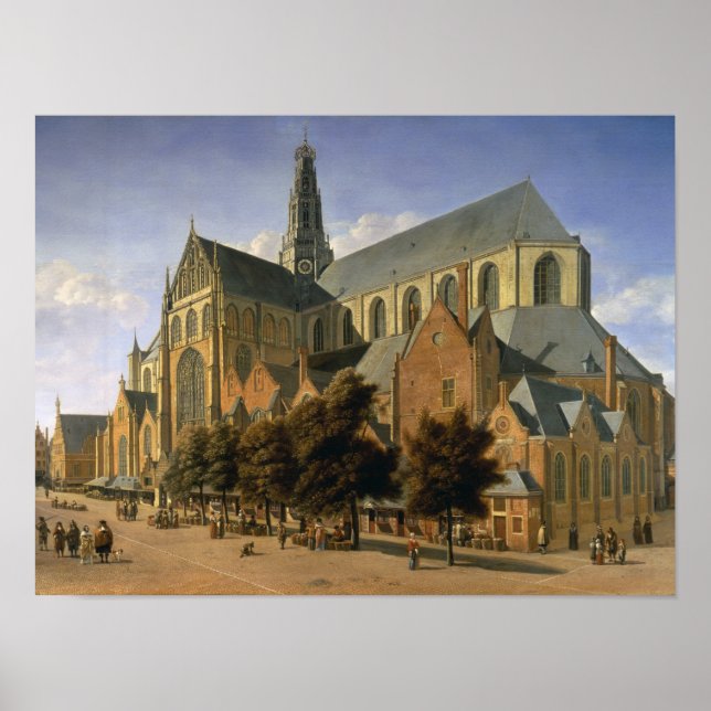 Poster Bavo em Haarlem, 1666 (Frente)