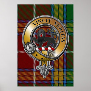 Poster Baxter Tartan & Crachá