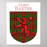 Baxter Tartan Scottish Xadrez Lion Rampant