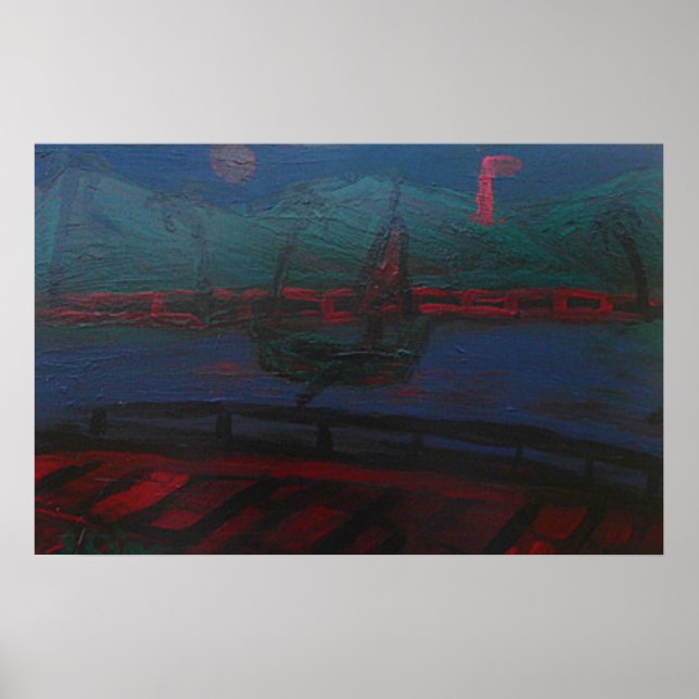 PÔSTER BAY BOAT (Frente)