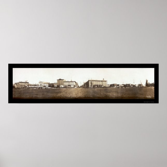 Pôster Bay City Michigan Foto 1912 (Frente)