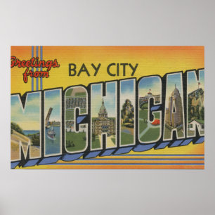Pôster Bay City, Michigan - grandes cenas da letra