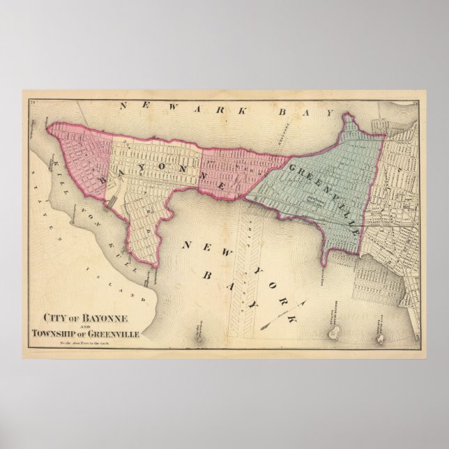 Pôster Bayonne Greenville (Frente)