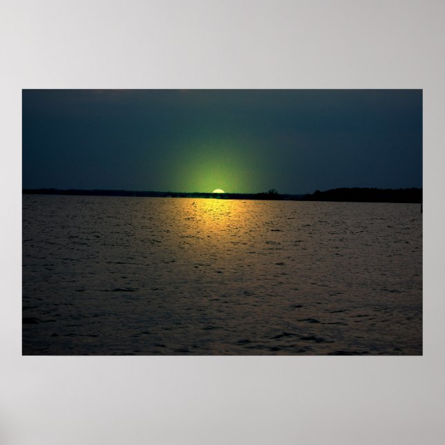 Pôster Bayside Sunset (Frente)