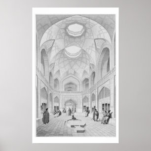 Pôster Bazar de Adji Seid Hussein, em Kashan, 'da viagem