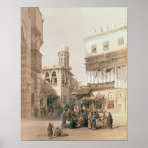 Pôster Bazar dos Coppersmiths, o Cairo, de "Egipto e