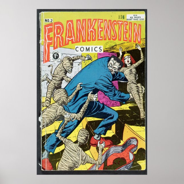 Pôster BD dos EUA - Frankenstein (Frente)
