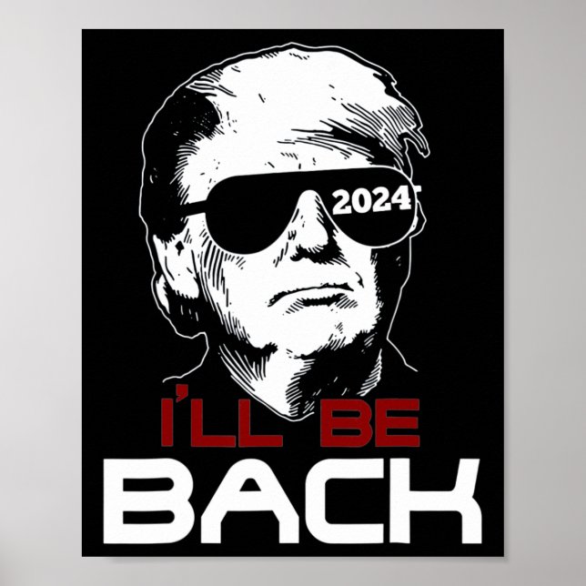 Poster Be Back Trump 2024 (Frente)