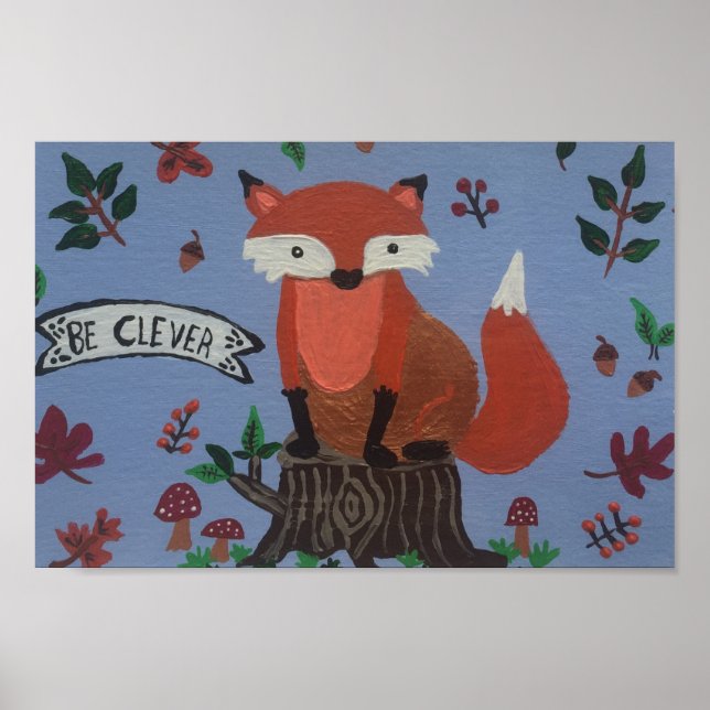 poster "Be Clever" (Frente)