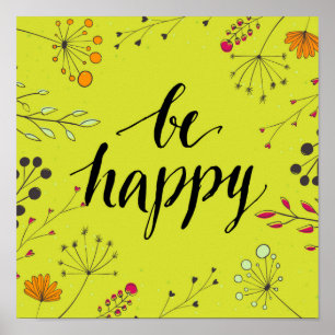 Poster Be Happy 5