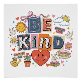 Pôster Be Kind - Kindness Matters