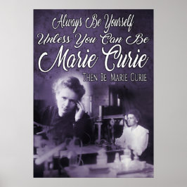 Poster Be Marie Curie