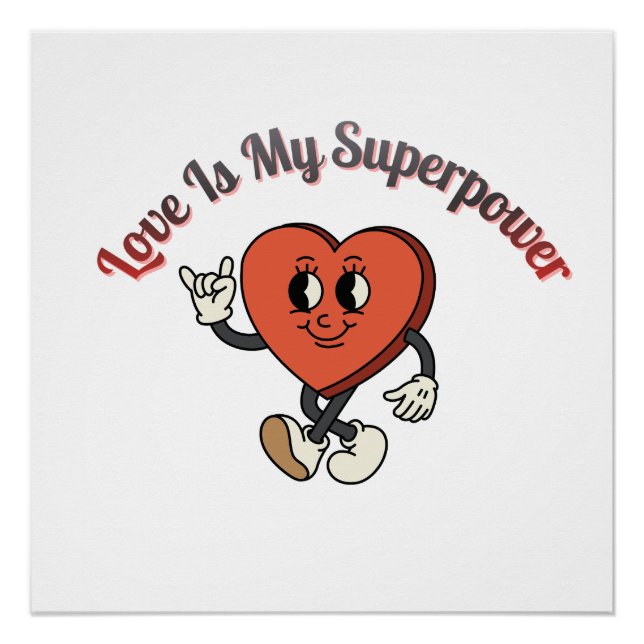 Pôster Be Mine 2026 – Retro Valentine Love Typography (Frente)