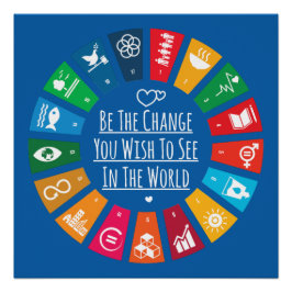 Pôster Be The Change 