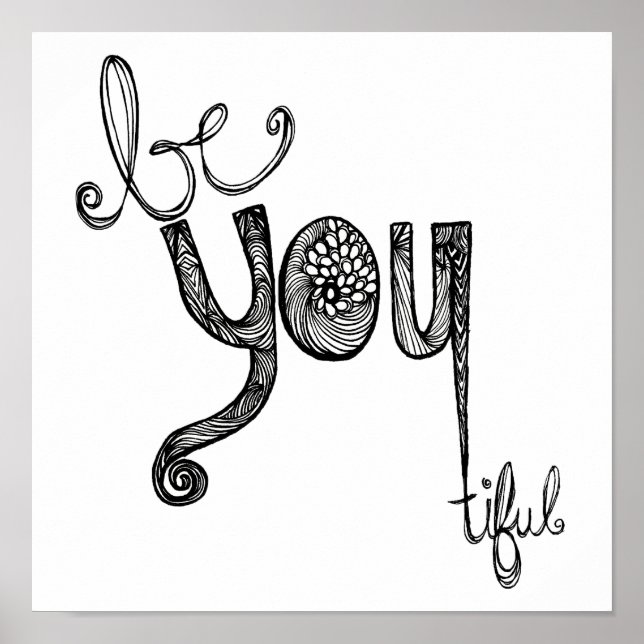 Poster Be-You-Tiful (Frente)