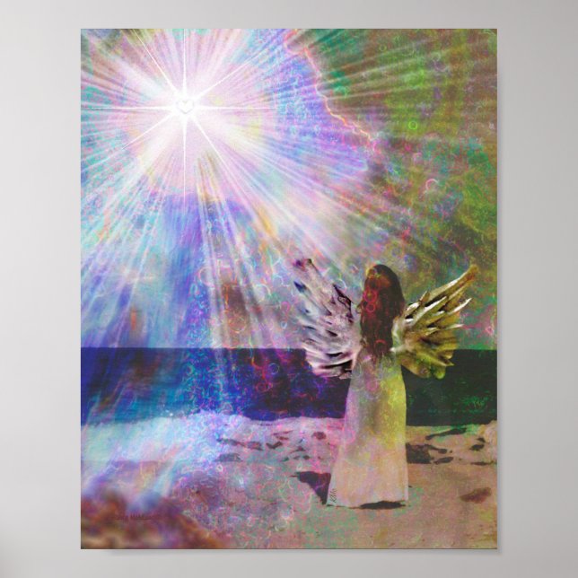 Poster Beach Angel of Light Wall Art Print (Frente)