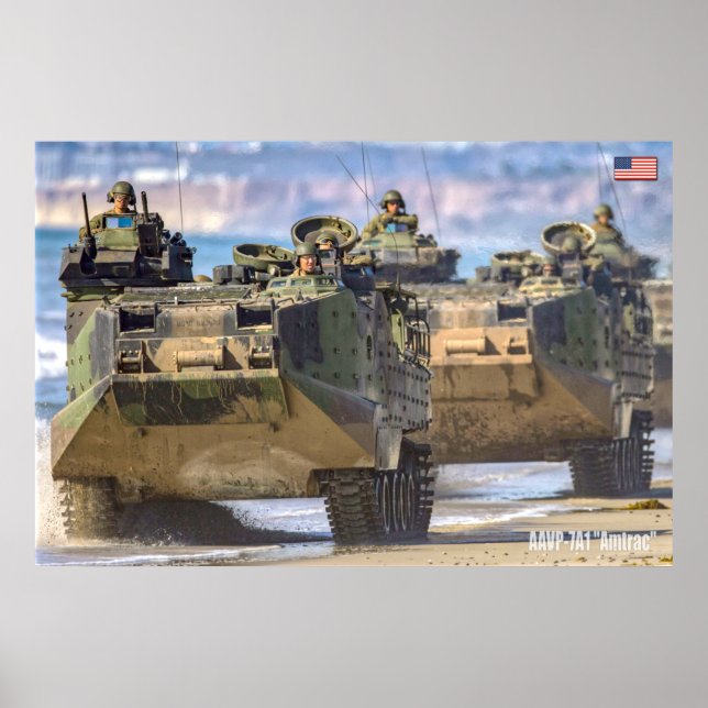 Poster BEACH ARMOR - Veículo Anfíbio Contra Agressões (Frente)