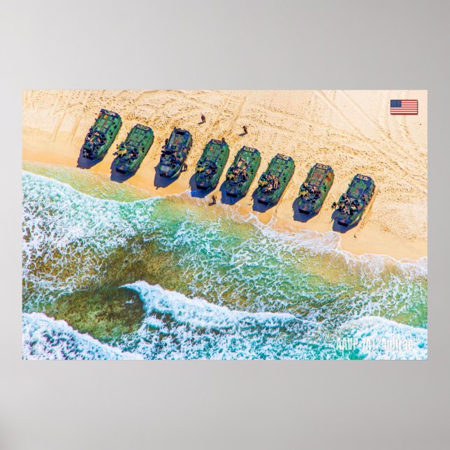 Poster BEACH ARMOR - Veículo Anfíbio Contra Agressões (Frente)