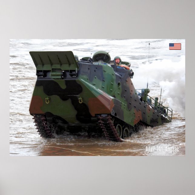 Poster BEACH ARMOR - Veículo Anfíbio Contra Agressões (Frente)