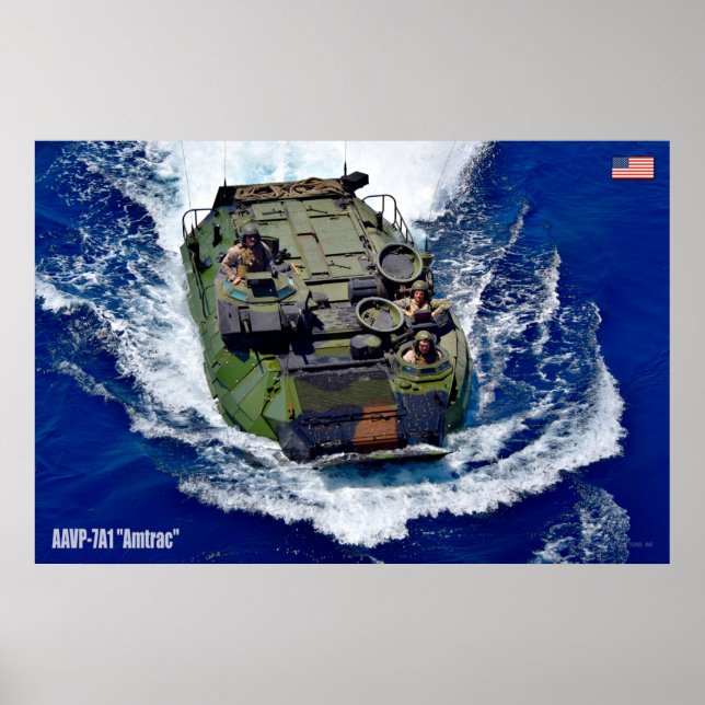 Poster BEACH ARMOR - Veículo Anfíbio Contra Agressões (Frente)