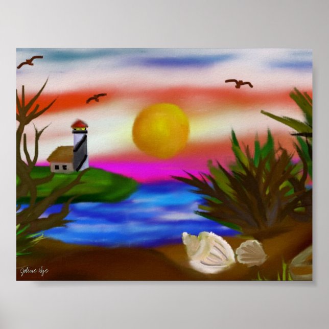 Pôster Beach Bay Escape (Frente)